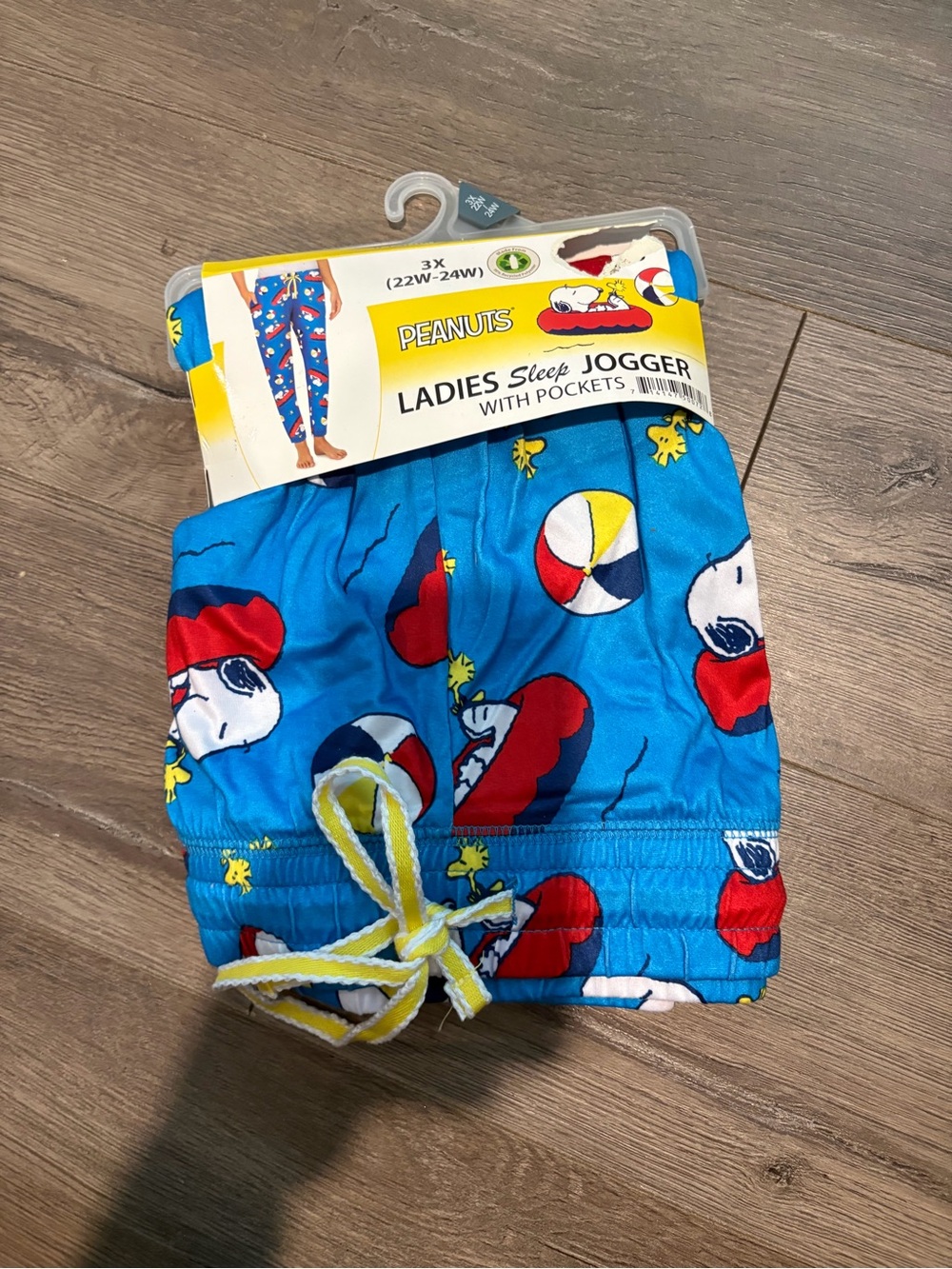 Women’s Peanuts Snoopy Sleep Jogger With Pockets Size 3XL